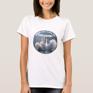 Head over Heels - swans (v2 light) T-Shirt