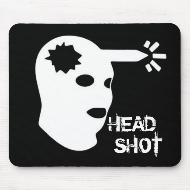 HEAD SHOT MOUSE PAD (Front)