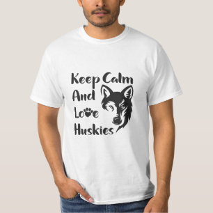 Head Siberian Husky Vintage T-Shirt