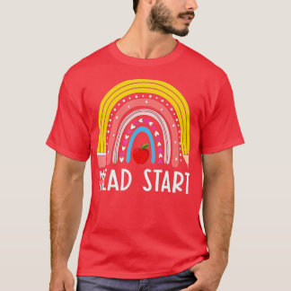 Head Start Rainbow Headstart Teacher First Day Of T-Shirt