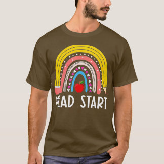 Head Start Rainbow Headstart Teacher First Day Of T-Shirt