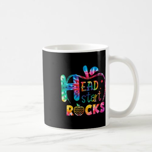 Head Start Rock Tie Dye Back To School Teacher  Coffee Mug