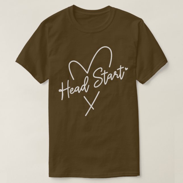 Head Start Teacher Back To School Early Childhood  T-Shirt (Design Front)