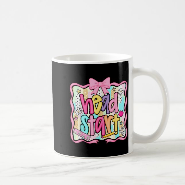 Head Start Team Homeschool Teacher Headstart Back Coffee Mug (Right)