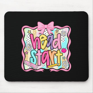 Head Start Team Homeschool Teacher Headstart Back Mouse Pad