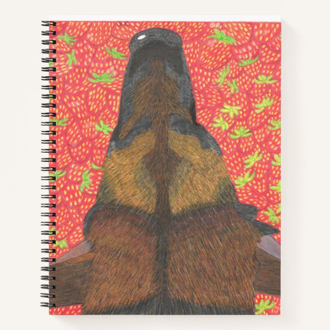 Head&Strawberry notebook (Front)