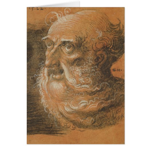 Head Study, 1522 Cards (Front)