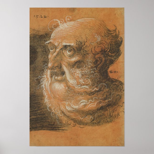 Head Study, 1522 Poster (Front)