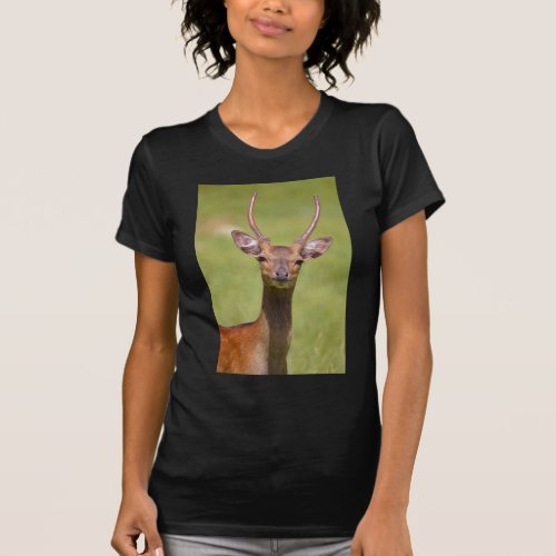 Head Vietnamese sika deer T_Shirt