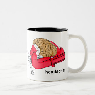 Headache Two-Tone Coffee Mug
