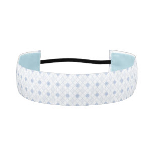 Headband/Blue Dots Athletic Headband