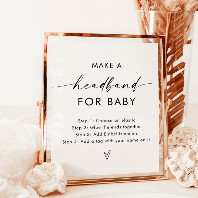 Headband for Baby Sign | Neutral Make a Headband (Creator Uploaded)