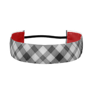 Headband/Plaid Athletic Headband