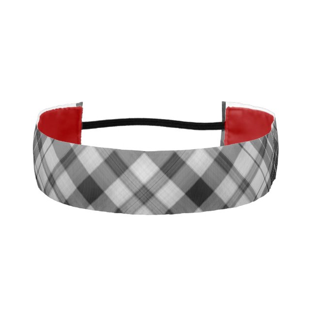 Headband/Plaid Athletic Headband (Front)