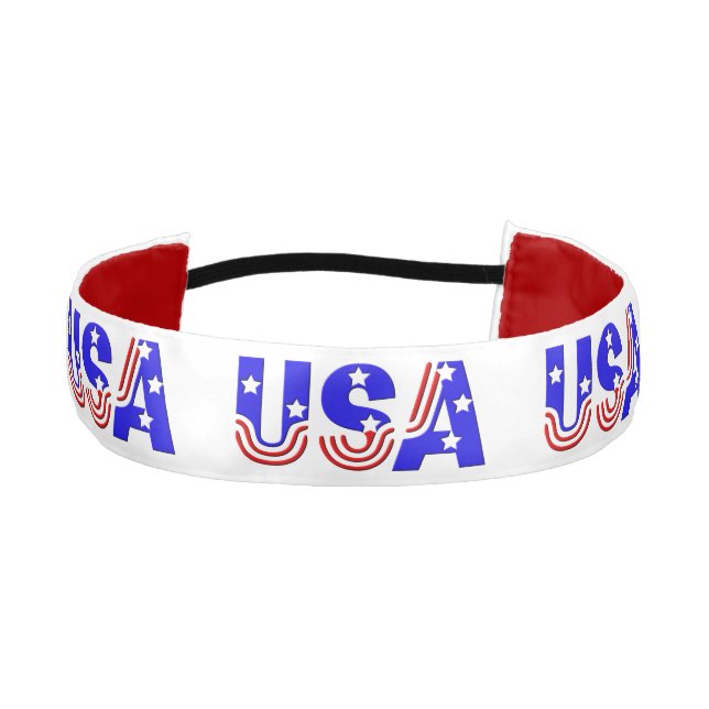 Headband - USA in Stars & Stripes (Front)