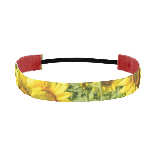 Headbands, sunflower athletic headband (Front)