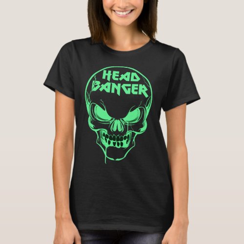 Headbanger Heavy Metal Rocker Dubstep Techno Rave  T_Shirt