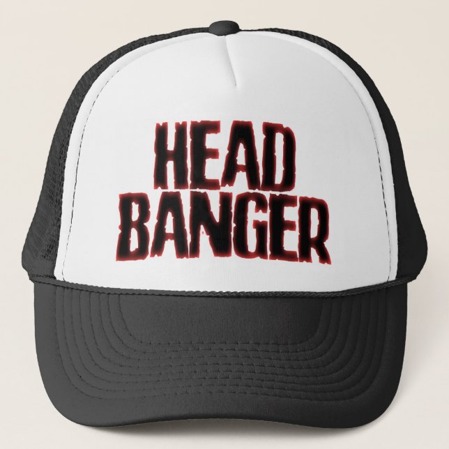 Headbanger Trucker Hat (Front)