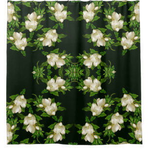 Heade Giant Magnolia Flower Blossom Shower Curtain