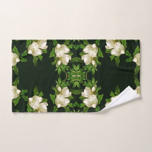 Heade Magnolia Flower Blossoms Bath Towel Set | Zazzle