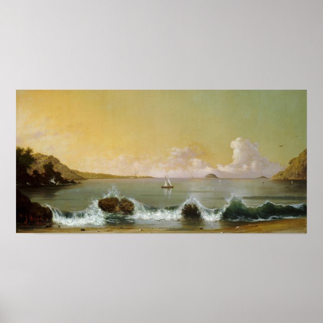 Heade - Rio De Janeiro Bay 1864 Poster (Front)