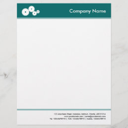 Headed and Footed (Gears) - Moss Green Letterhead