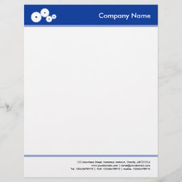 Headed and Footed (Gears) - Navy Letterhead