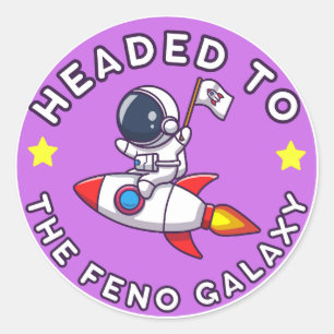 Headed To The Feno Galaxy Sticker