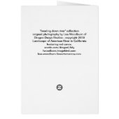"heading down river" collection cards (Back)