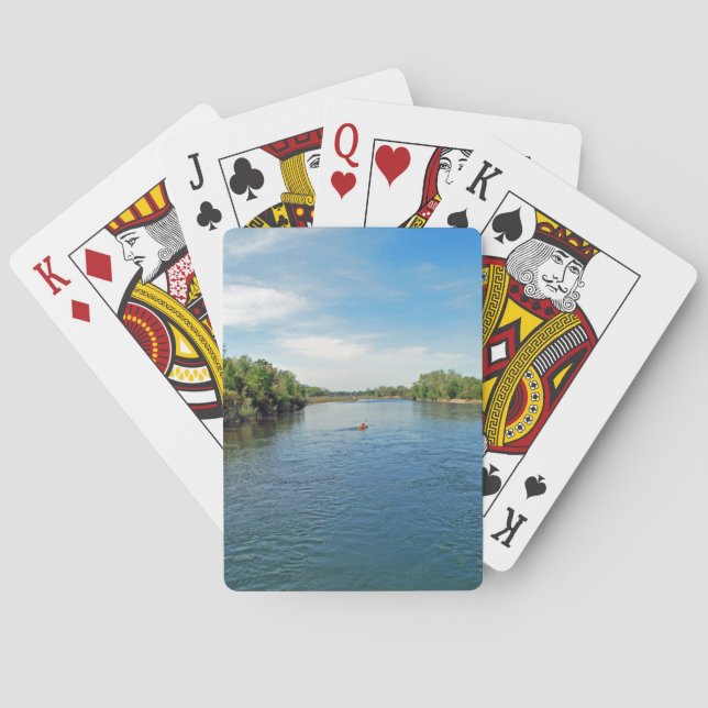 "heading down river" collection poker cards (Back)