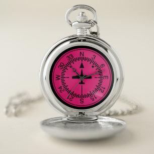 Heading Indicator Female Pilot Pocket Watch