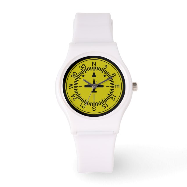 Heading Indicator Pilot Aviation Geek Watch (Front)