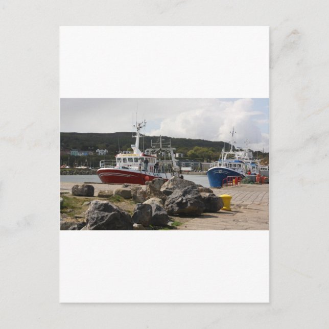 Heading Out to Sea, Howth, Ireland Postcard (Front)