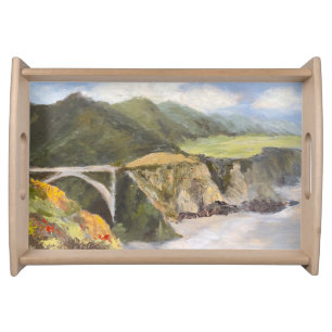 Heading to Big Sur serving tray