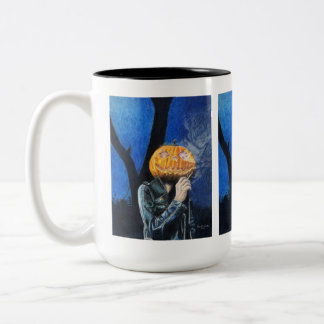 Headless Biker Two-Tone Coffee Mug