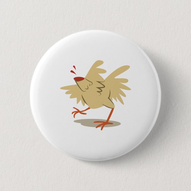 Headless Chicken Button (Front)