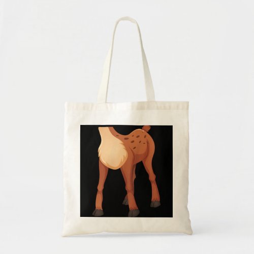 Headless Deer Lazy DIY Halloween Costume Funny Ani Tote Bag