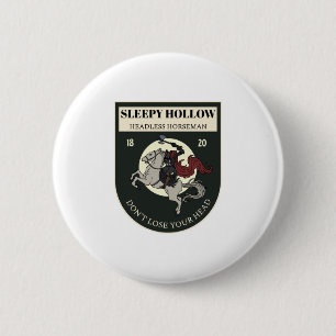Headless Horseman Button