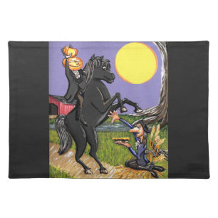 Headless Horseman Daredevil Ichabod Crane exchange Cloth Placemat