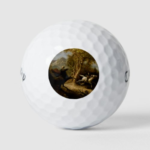 Headless Horseman Halloween Legend Sleepy Hollow Golf Balls
