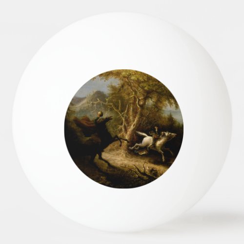 Headless Horseman Halloween Legend Sleepy Hollow Ping Pong Ball