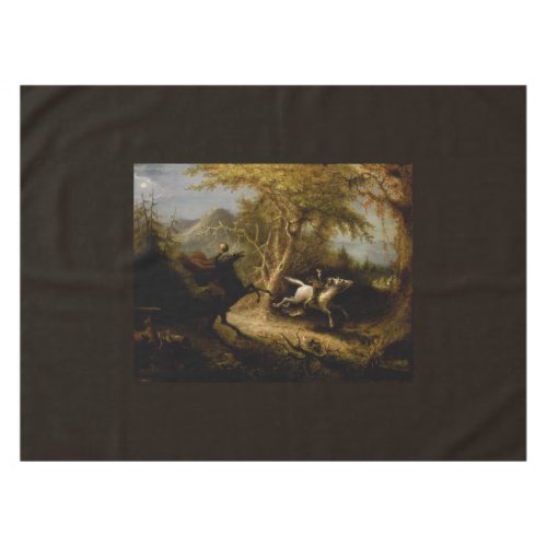 Headless Horseman Halloween Legend Sleepy Hollow Tablecloth