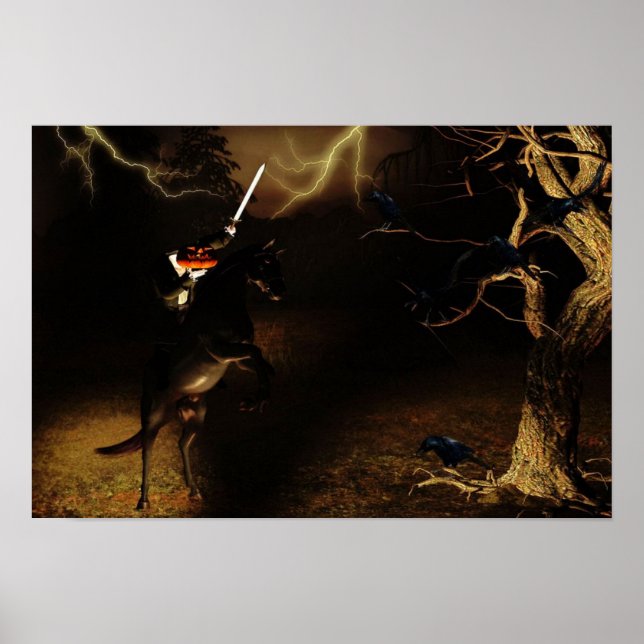 Headless horseman Halloween Poster (Front)