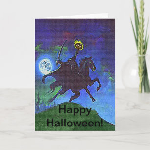 Headless Horseman in the Blue Light Card