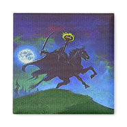 Headless Horseman in the Blue Light Refrigerator Magnet