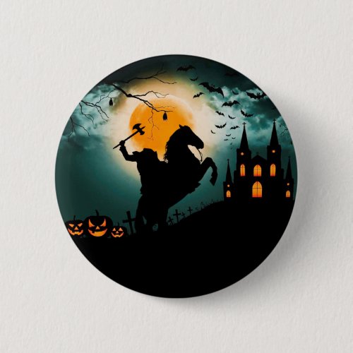 Headless Horseman Pinback Button