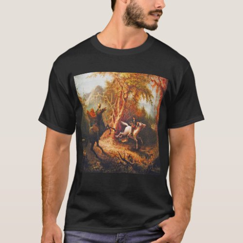 Headless Horseman Pursuing Ichabod Crane T_Shirt