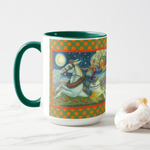 HEADLESS HORSEMAN SCARECROW HALLOWEEN COMBO MUG Lg