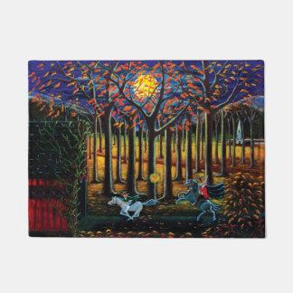 Headless horseman Sleepy Hallow door mat