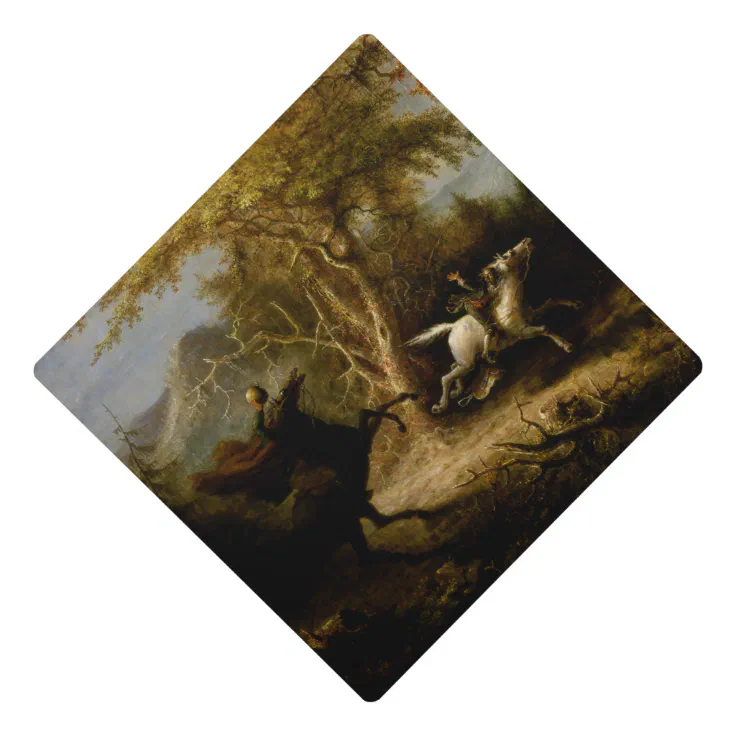Headless Horseman, Sleepy Hollow & Ichabod Crane Graduation Cap Topper